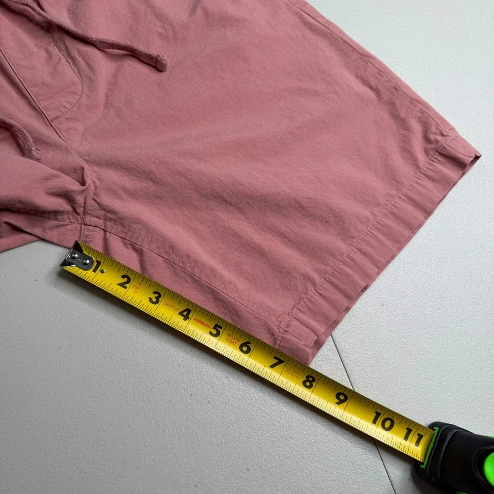 Banana Republic Mens Small Pink‎ Elastic Waist Drawstring Cotton Shorts